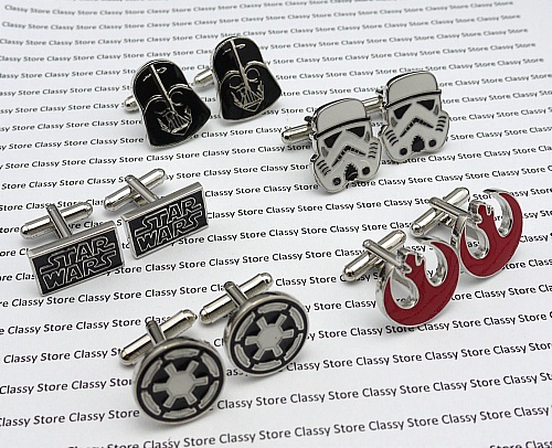 5 star war cufflinks