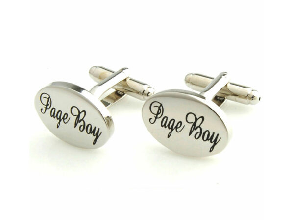 page boy cufflinks
