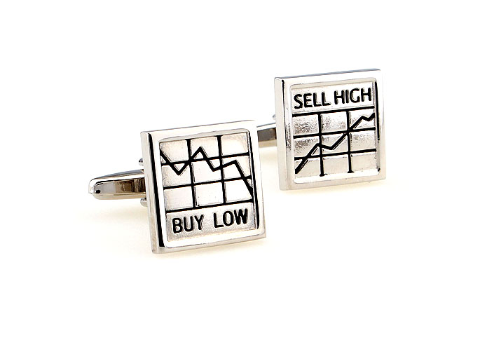 buy low sell high cufflinks