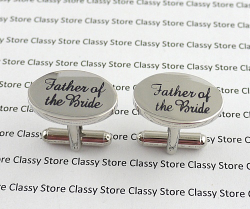 father of the bride cufflink