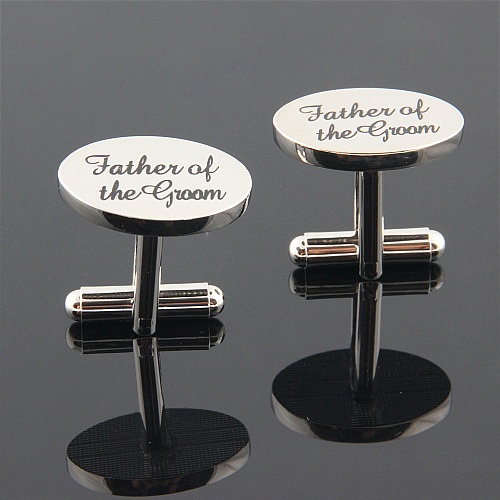 father of the groom cufflink