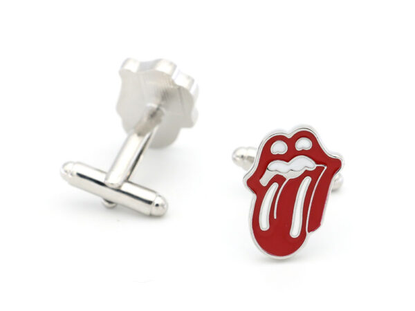 mouth tongue cufflinks 2