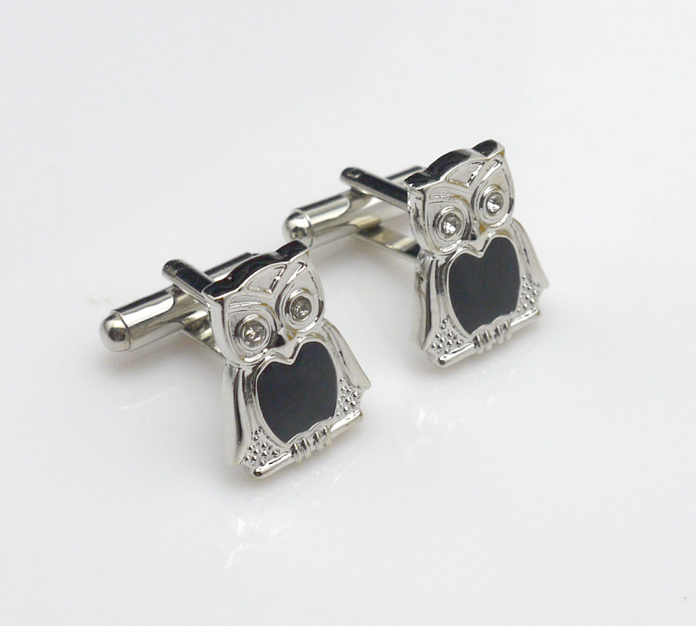 owl cufflinks