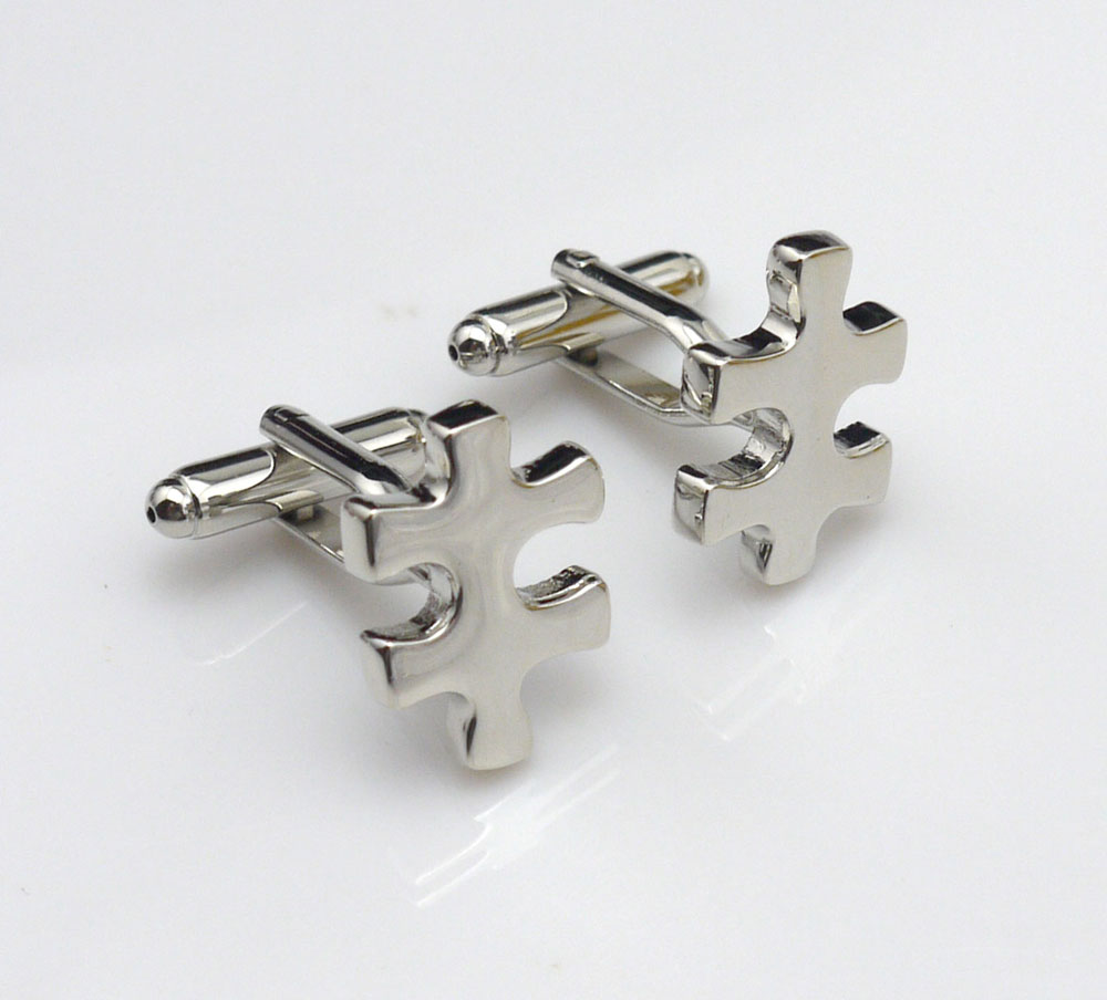 puzzle piece cufflinks